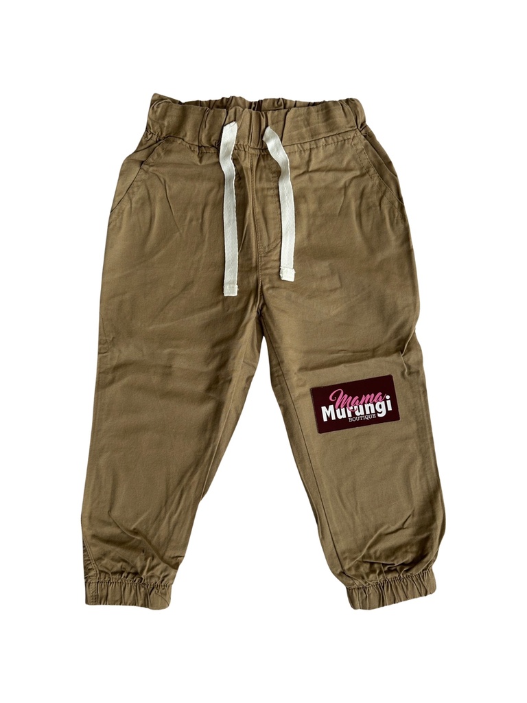 Khaki Boy's Trouser