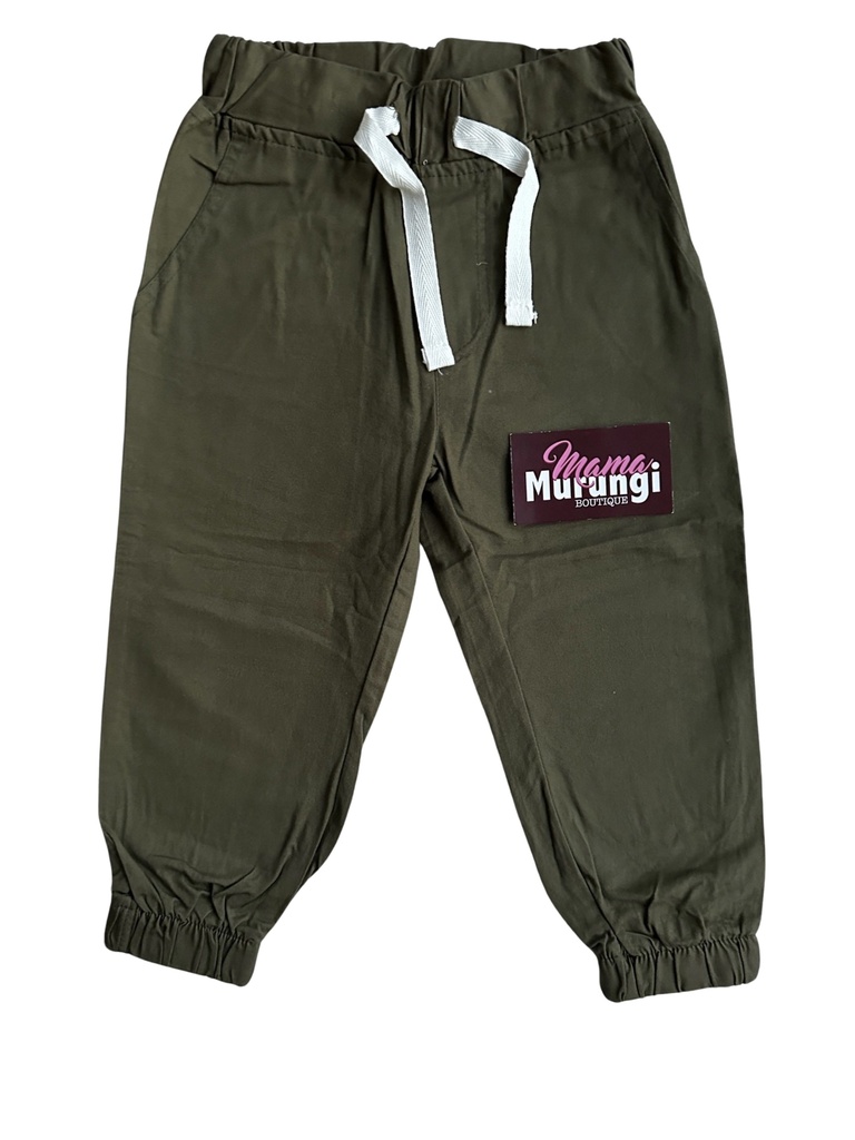 Army Green Baby Trouser