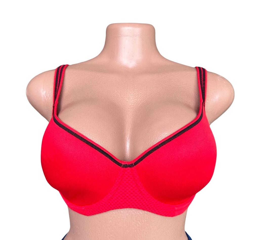 Red Women's Bra