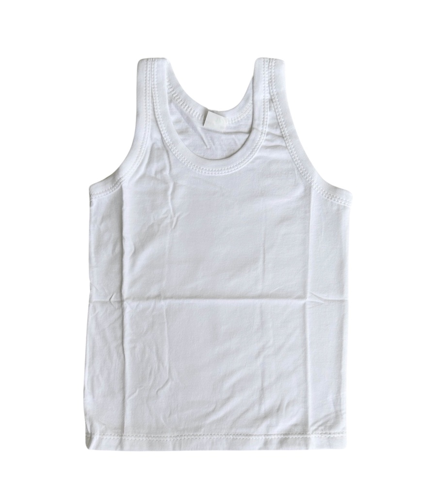 White Baby Vest