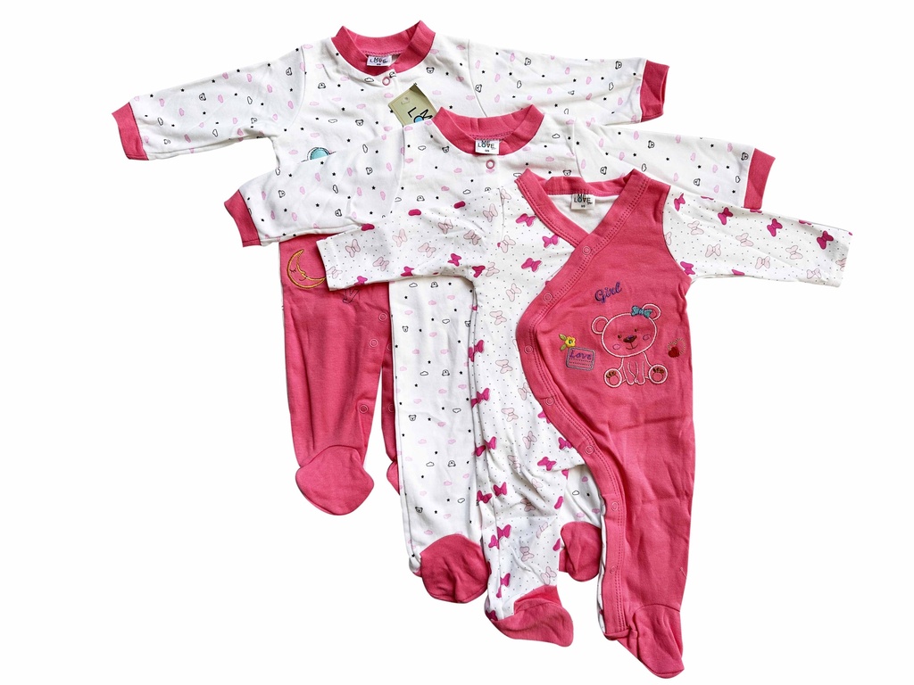 3Pack Baby Overall