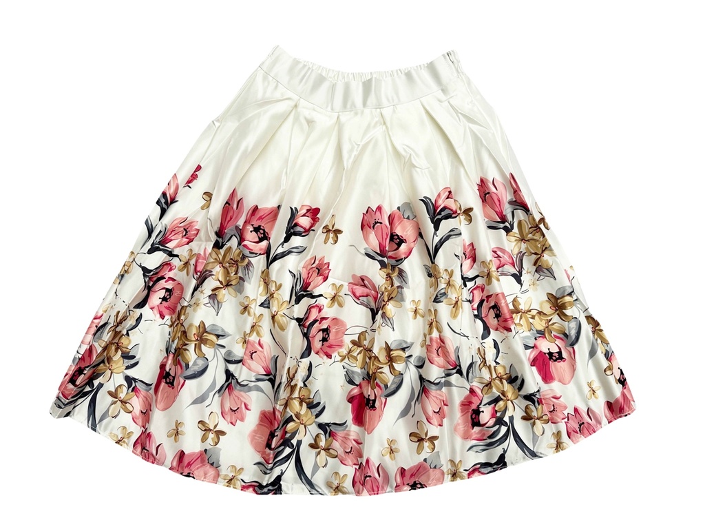 Girl's Floral Skirt