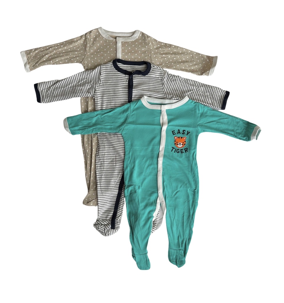 3pack Baby Overall