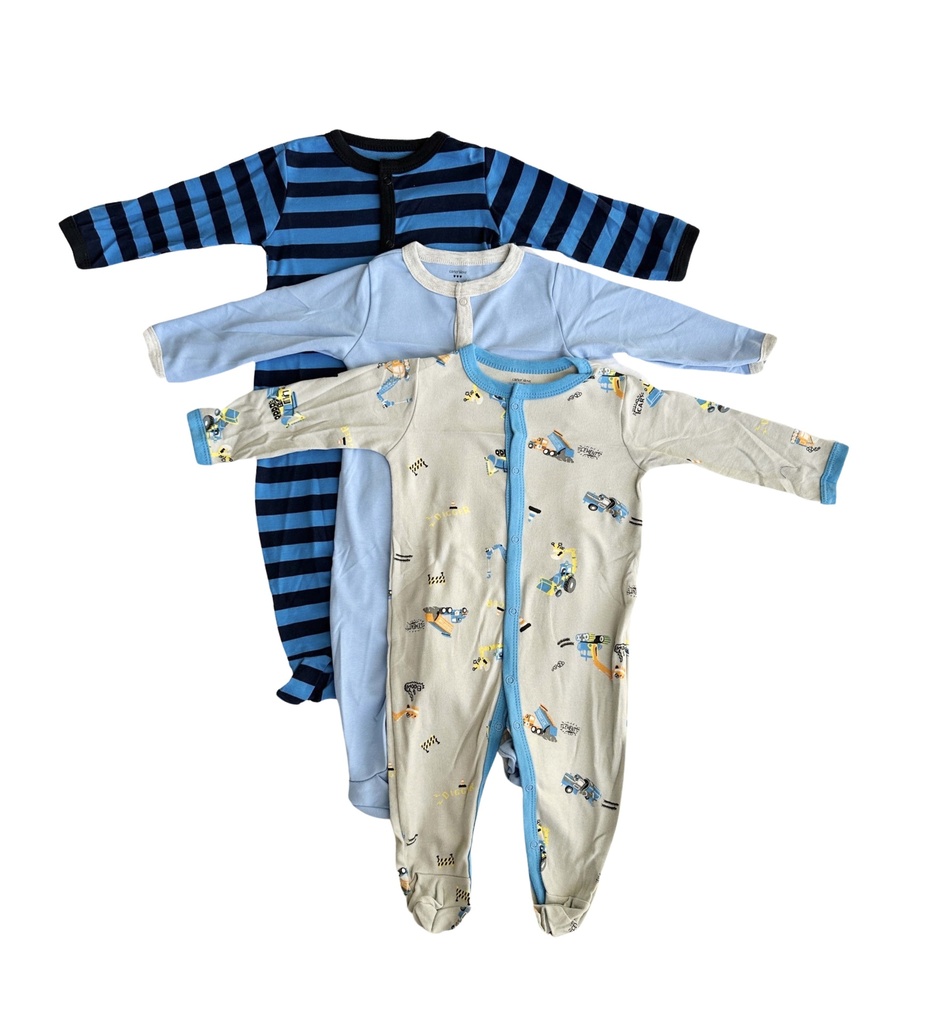 3pack Baby Overall