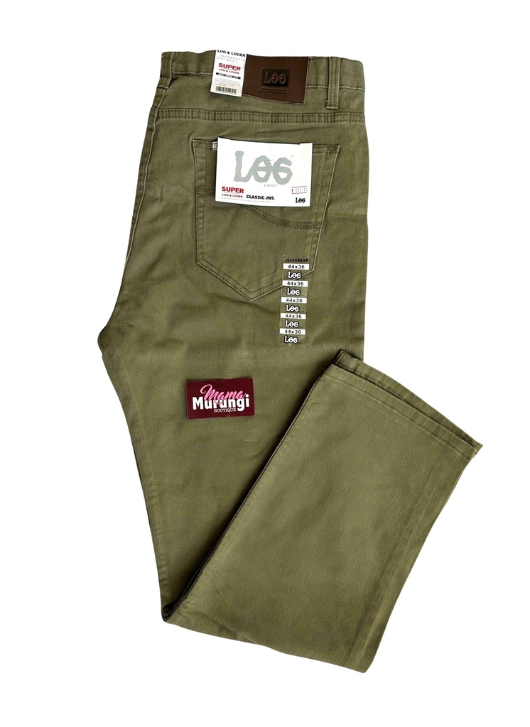 Lee Super Men's Khaki Trouser