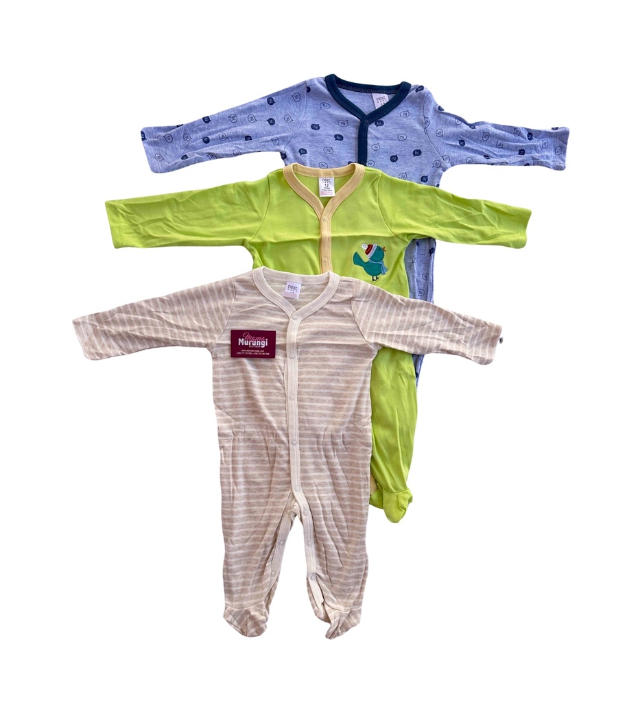 3Pack Baby Overall