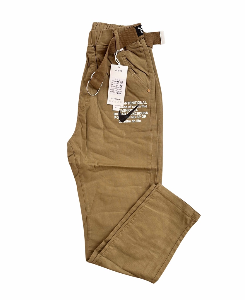 Khaki Boy's Trouser