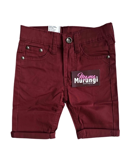 [OS/BB/254] Maroon Children's Short