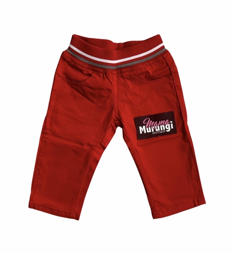 [OS/BB/290] Red Baby Trouser