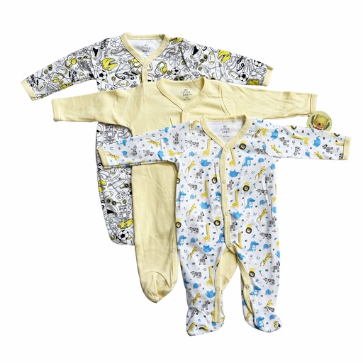 [OS/BB/2045] 3Pack Baby Overall