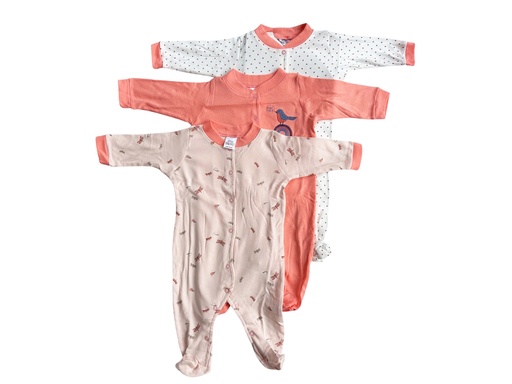 [06/23/BB/2394] 3Pack Baby Overall