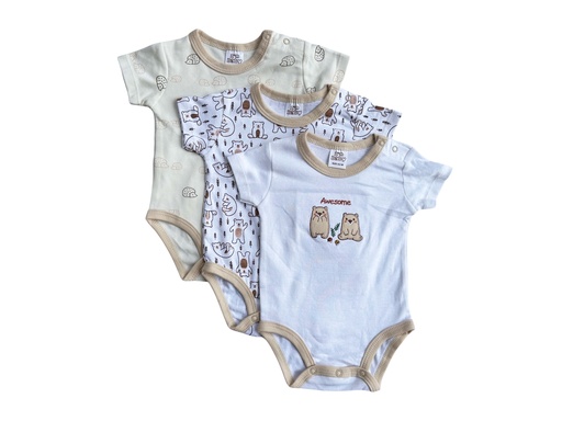 [06/23/BB/2402] 3pack Baby Onesie