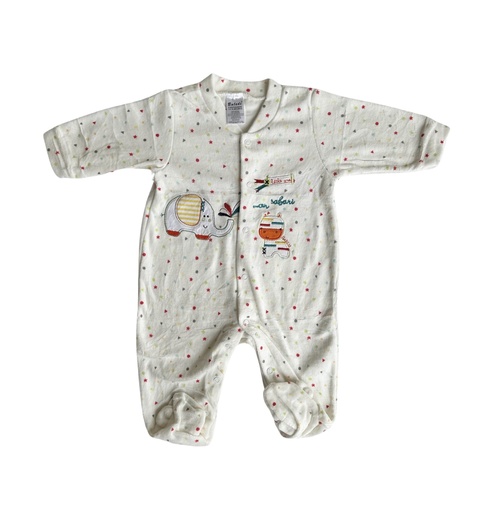 [OS/BB/3024] White Baby Overall