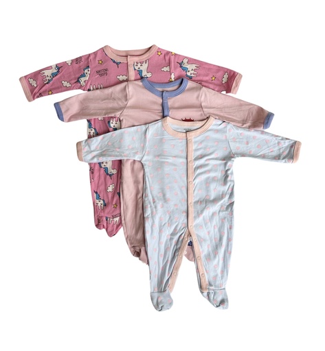 [OS/BB/3056] 3pack Baby Overall