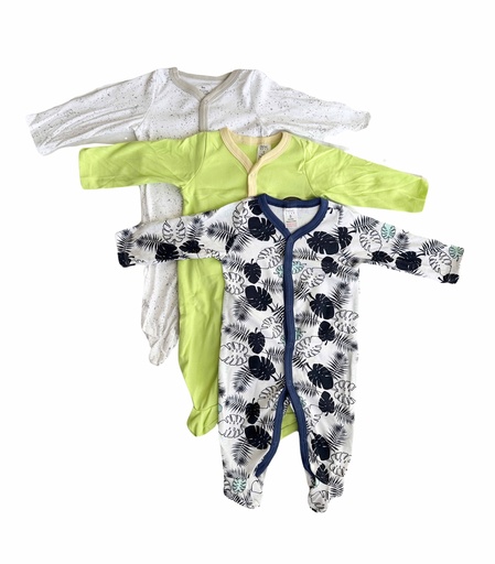 [OS/BB/3111] 3pack Baby Overall