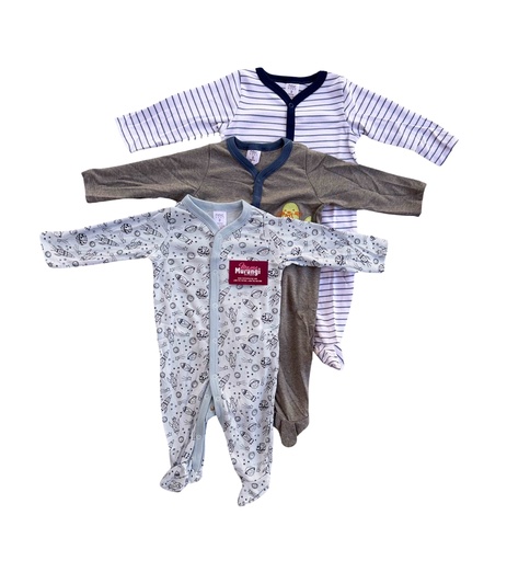 [03/24/B/4838] 3Pack Baby Overall